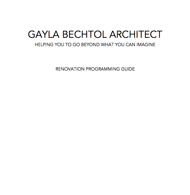 Renovation Programming Guide